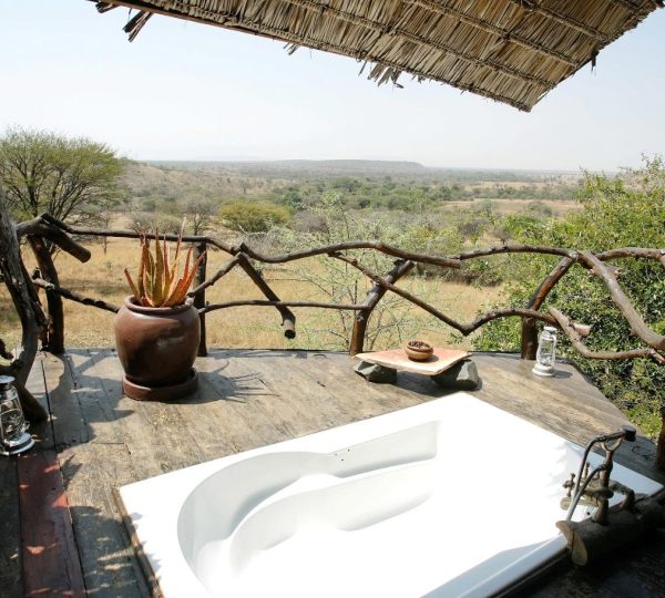 Baignoire en extérieur