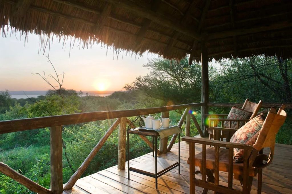 Burunge Tented Camp terrasse