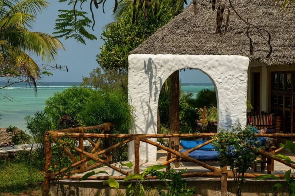 Terrasse Shooting Star Lodge Zanzibar
