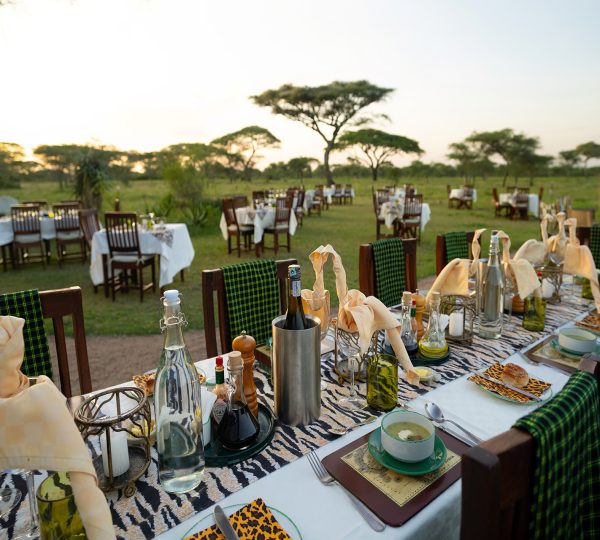 Ndutu Lodge Diner Tanzanie